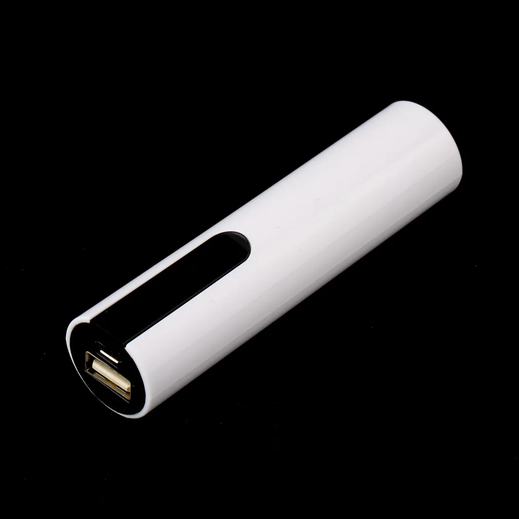 Универсальный Портативный 18650 аккумулятор USB зарядное устройство коробка мобильный Банк питания продвижение - Цвет: Черный