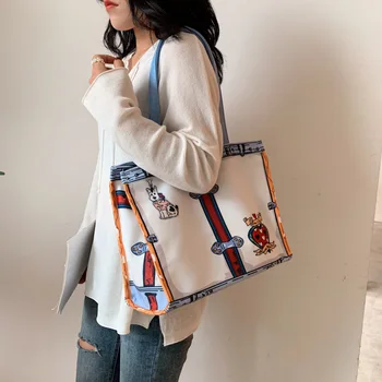 

Canvas Women Shoulder Japanese Literary Harajuku Bag Simple Hand Bags