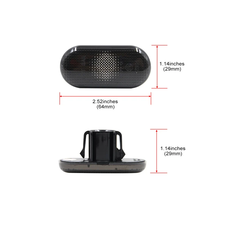 Дымовая OEM боковая габаритная лампа для Smart Fortwo 453 Renault Megane Twingo Clio Escape Dacia Dokker Duster Lodgy Logan Docks 2 шт