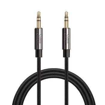 

3.5mm Aux Cable, CableCreation 3.5mm Male to Male Stereo Audio Cable Compatible with iPhones, Fire HD Tablets, Home/Car Stereos