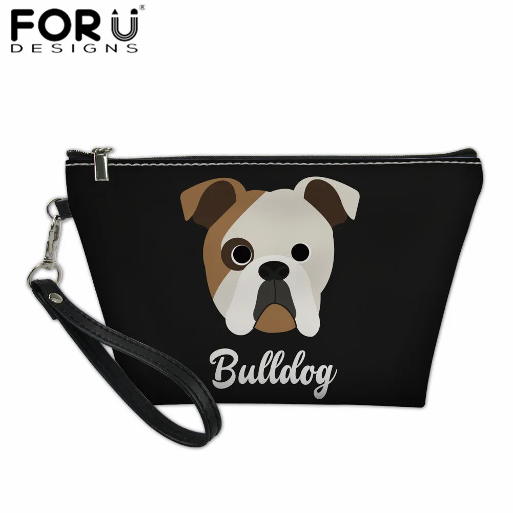 FORUDESIGNS/Сумка для макияжа с английским бульдогом, переносная Водонепроницаемая дорожная сумка для туалетных принадлежностей, женские сумки на молнии, женский косметический Чехол - Цвет: Z3843Z8
