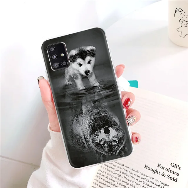 For Samsung A32 Case For Samsung Galaxy A12 A21S A52 A72 A51 A71 Flamingo Soft TPU Silicone 4G 5G A325F A326B Back Cover Fundas T080