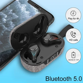 

TWS wireless Bluetooth 5.0 earphone T8 waterproof deep bass noise reduction touch stereo in-ear wireless earphone