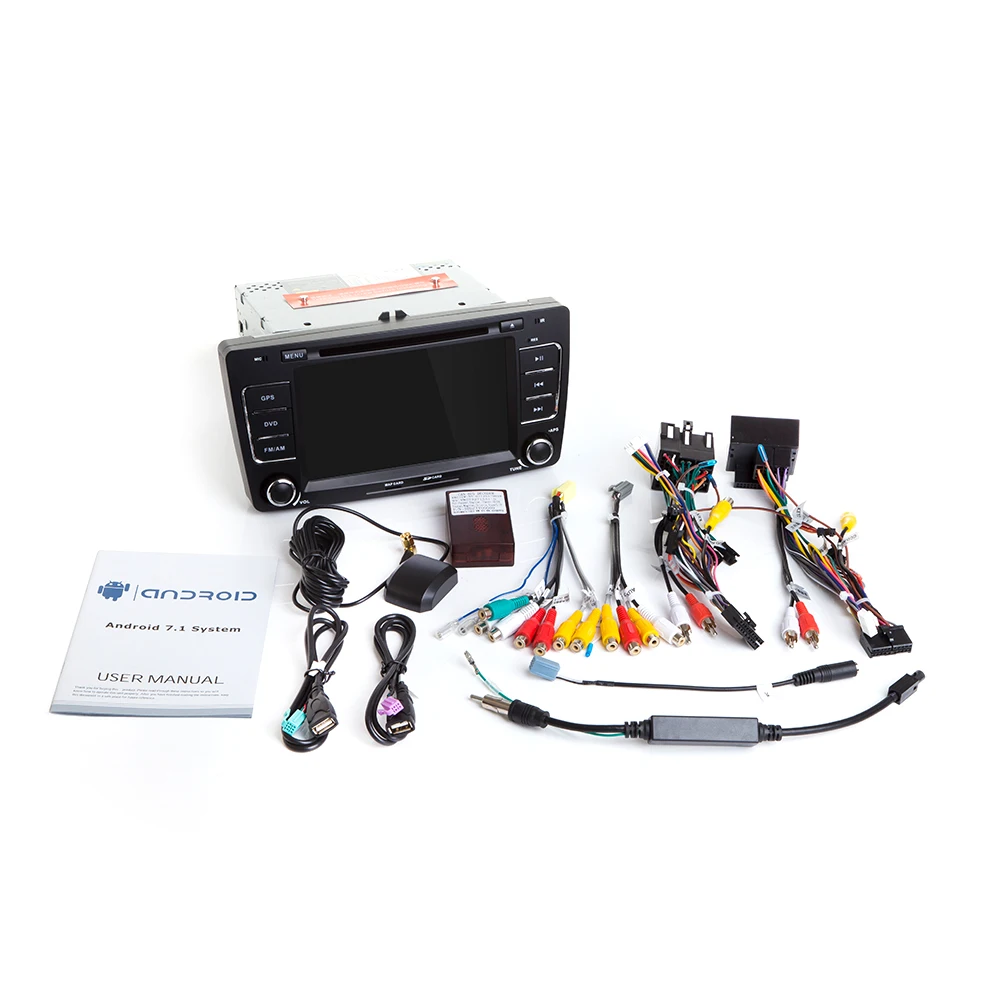 Excellent IPS DSP 4G 64G 8 Core 2 Din Android 9.0 Car Radio DVD Player For Skoda Octavia 2 3 A 5 A5 Yeti Multimedia GPS Navigation Stereo 5