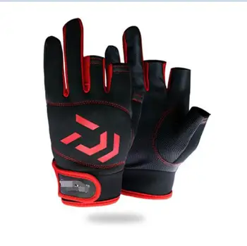 SUPER DISCOUNT ❤️ DAIWA Fishing Gloves Summer UV Protection Women Men Outdoor Fish Fishing Anti-slip Angling SBR Gloves - discount item 10% OFF Apparel Accessories
