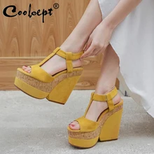 Женские босоножки Coolcept модные туфли из натуральной кожи на