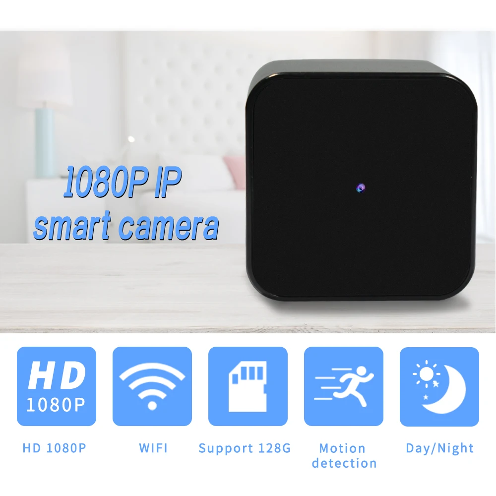 IP Camera Wifi 1080P Home Security Camera 2.0MP Night Vision Surveillance Record Smart P2P Mini Wifi Camera Motion Detect