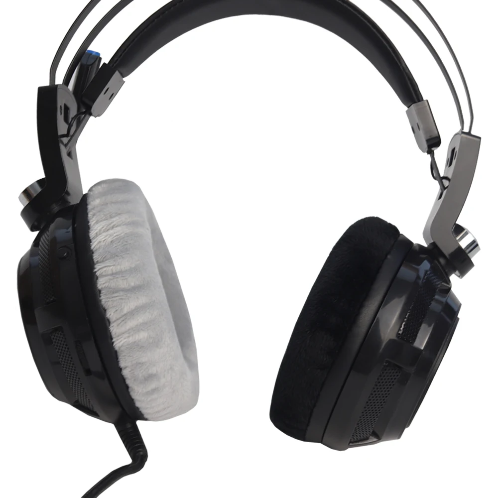 Almofadas de Substituição Earsoft para Superlux Hd681 Evo Hd668b Hd669 Fones de Ouvido Almofada Veludo Almofadas de Ouvido Capa Earmuff Manga - Image 3