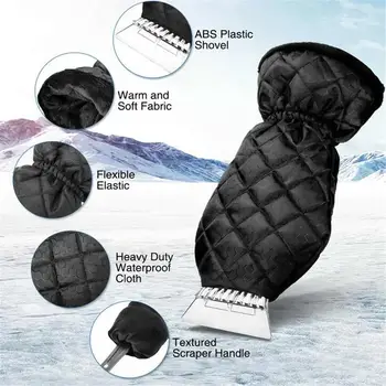 

The New Winter Car Auto Window Ice Snow Gloves Scraper Shovel Remover Cleaning Tool Ice Scraper