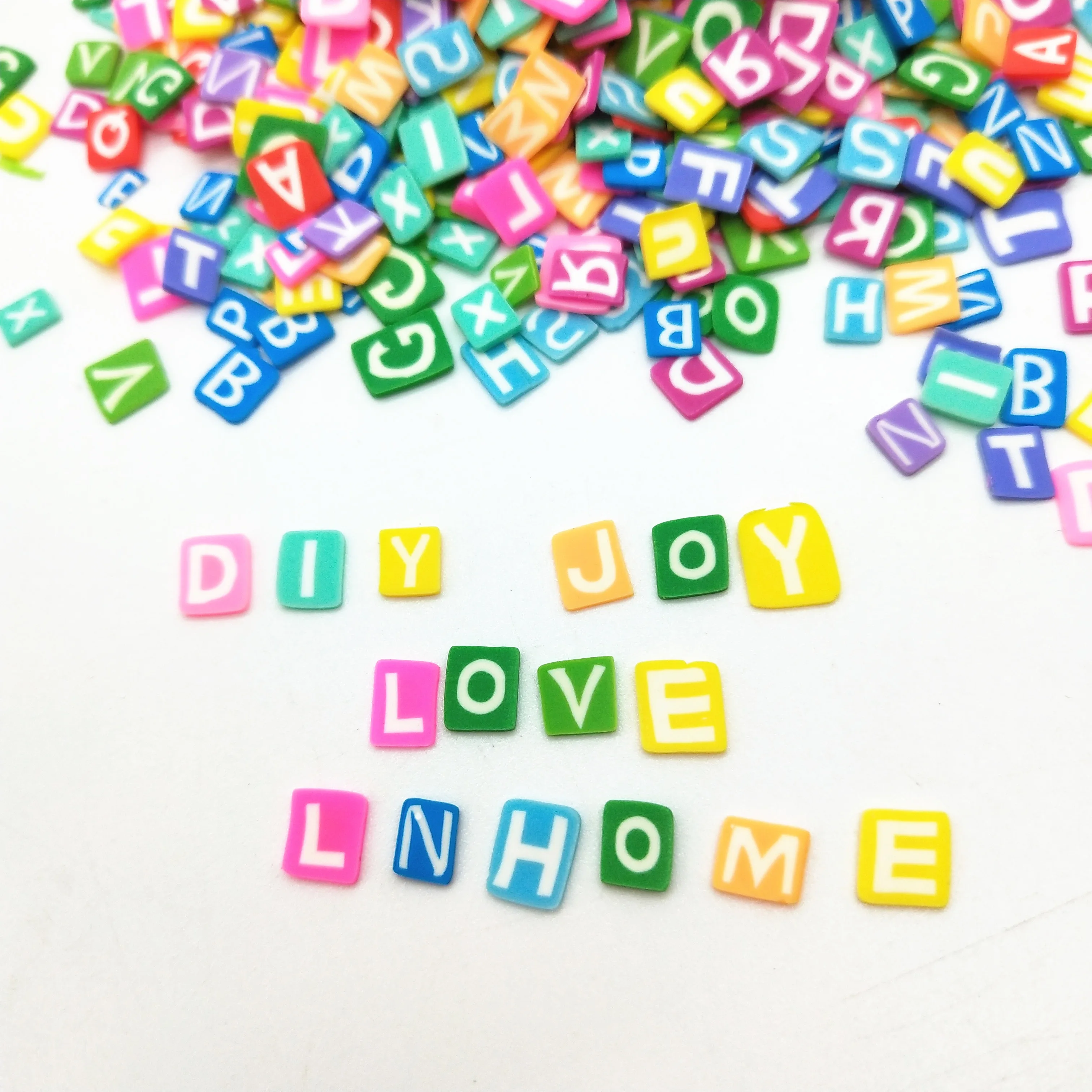 26 English alphabet/lot Assorted Mini Colorful Rubber Alphabet