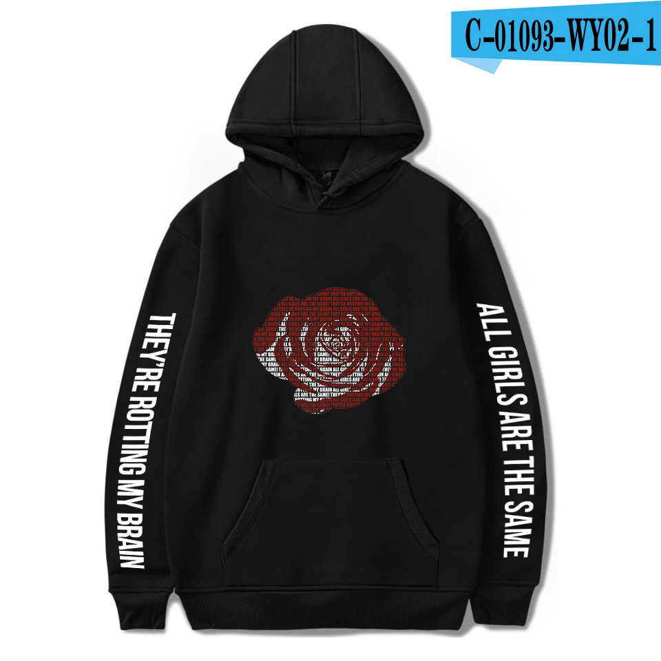 Толстовка Juce Wrld Harajuku R.I.P. Respect Rapper Juice Wrld толстовка мужская женская Juice Wrld 999 негабаритных - Цвет: black