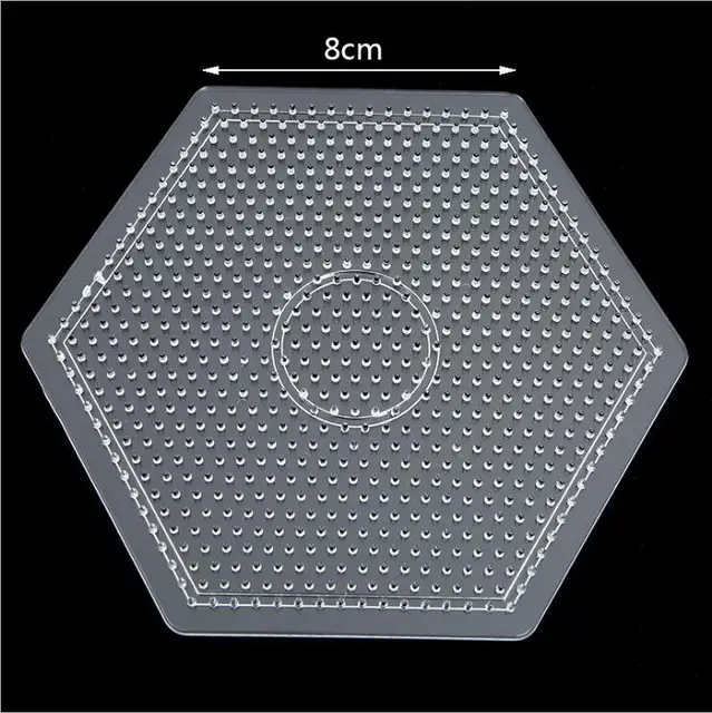 Yant Jouet 5mm Hama Beads Pegboard Transparent Template Board Circular Square tool DIY Figure Material Board Perler Beads 3