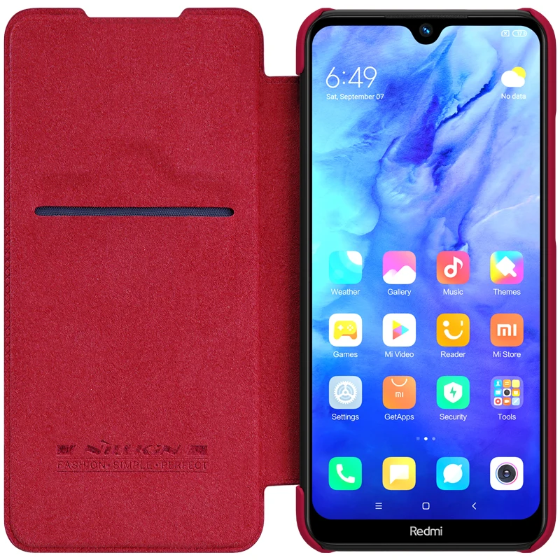 Big Promo jxnGt Redmi Note 8T Case NILLKIN Qin Series PU Leather Flip Cover Case for Xiaomi Redmi Note 8T Note 8 T Note8 T
