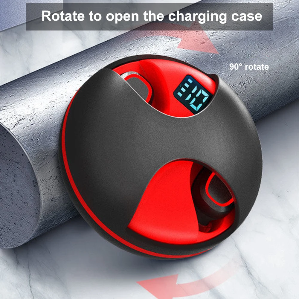 Новые настоящие беспроводные Bluetooth наушники умные водонепроницаемые спортивные