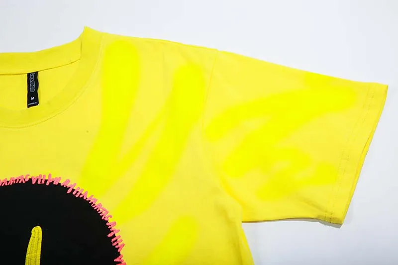 Blink Face футболка мужские футболки Harajuku забавная Мужская футболка с рисунком хип-хоп Хлопок Уличная футболка Футболки Топы Homme T356
