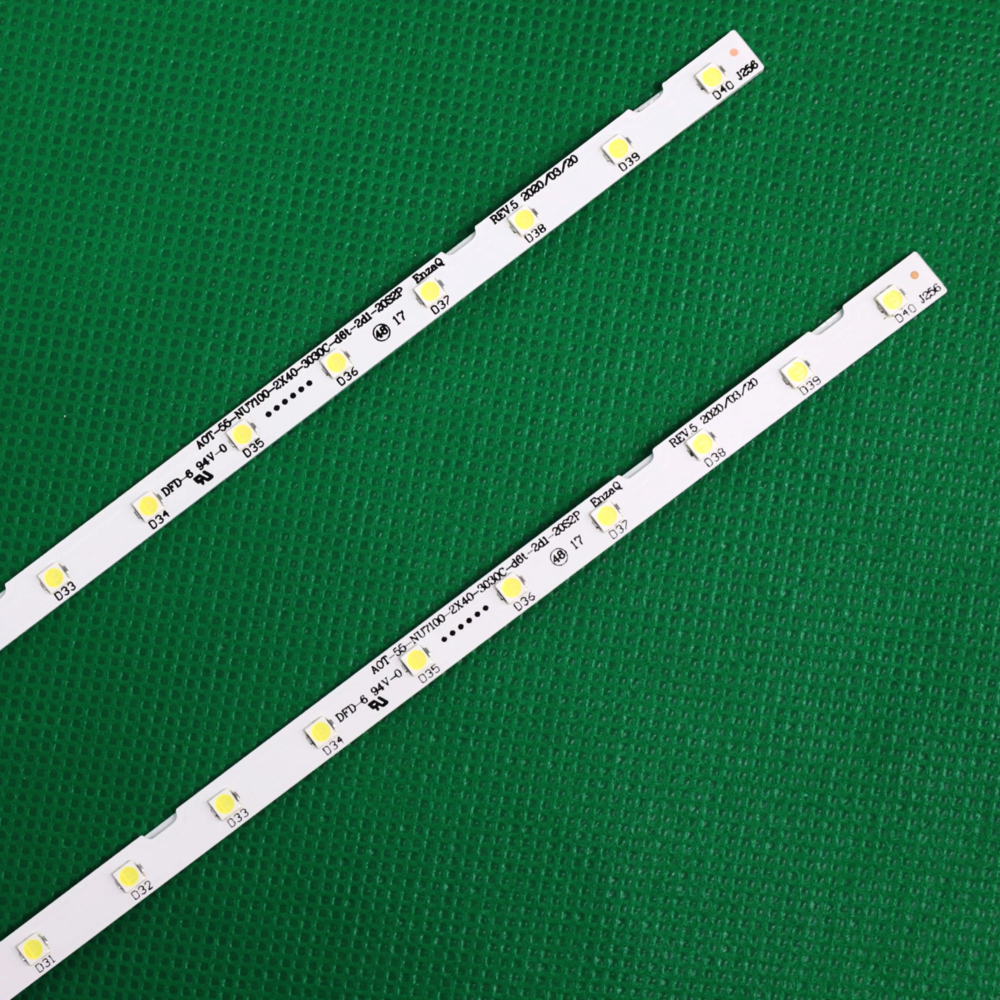 Faixa de Led para Retroiluminação Peças para Ueue55nu7100 Ue55nu7300 Embutida 45913a Embutida - Imagem 3