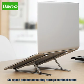 

Llano Notebook Stand 6-speed Adjustable Lift Table Foldable Portable Creative Radiator Computer Notebook Rack Cooling Bracket