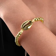 Модный сплав оболочки браслет с индивидуальностью мяч браслет для женщин в Европе и Америке