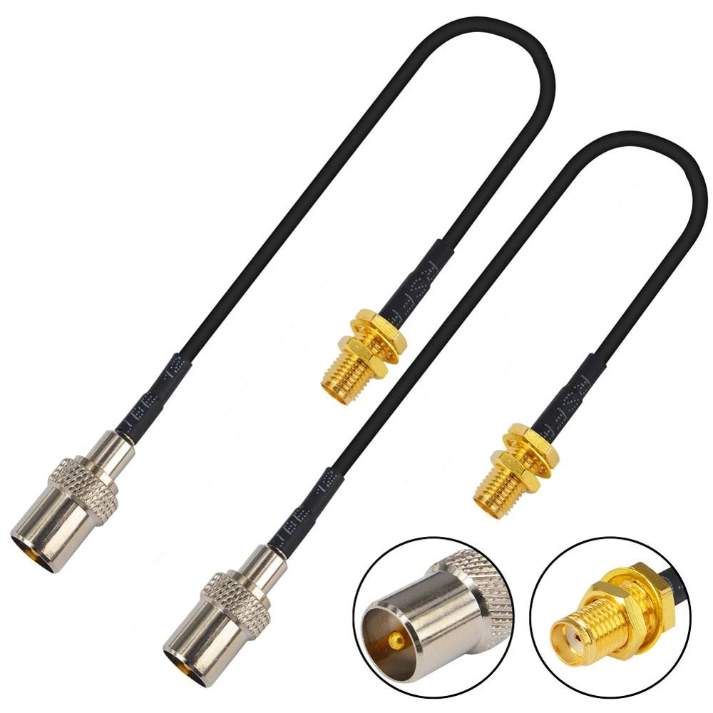 10個のrf同軸同軸ケーブルアセンブリiec Dvb Tテレビpalオスsmaメスコネクタアダプタ延長6 Pal Tv Connector Pal Connectorl Connector Aliexpress
