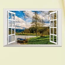 TMY50831 экспорт наклейки на стену лодка стиль мультфильм наклейки на стену Детские Наклейки для декора комнаты ПВХ Съемный