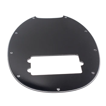 

Plastic 3-Ply Pickguard Anti-Scratch Plate Black for Musicman 4 String Bass Guitar Accessory