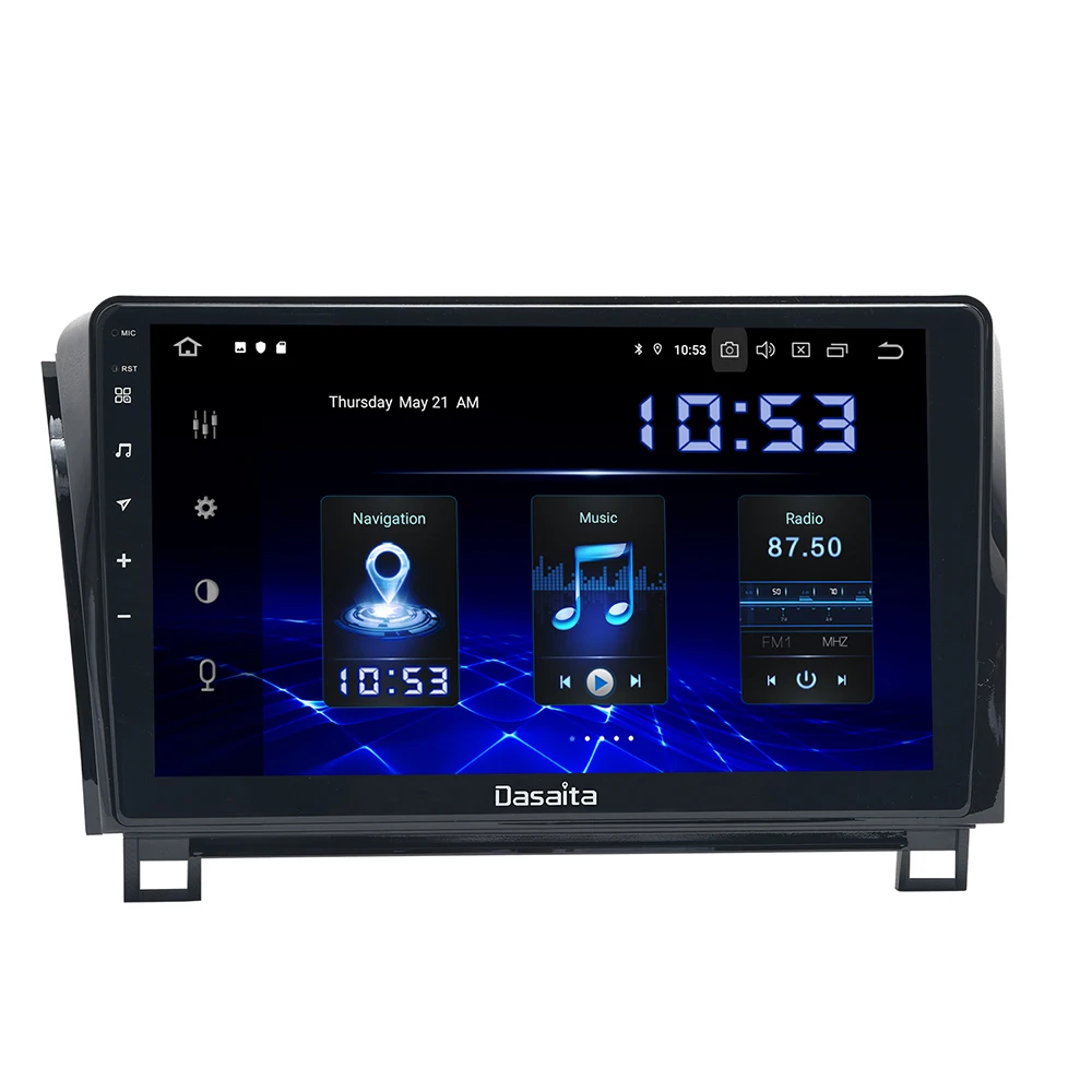 Roadnavi 1 Din Android 10 автомобильное радио для Toyota Tundra 2007-2013 Sequoia 2008-2018 автомобильный