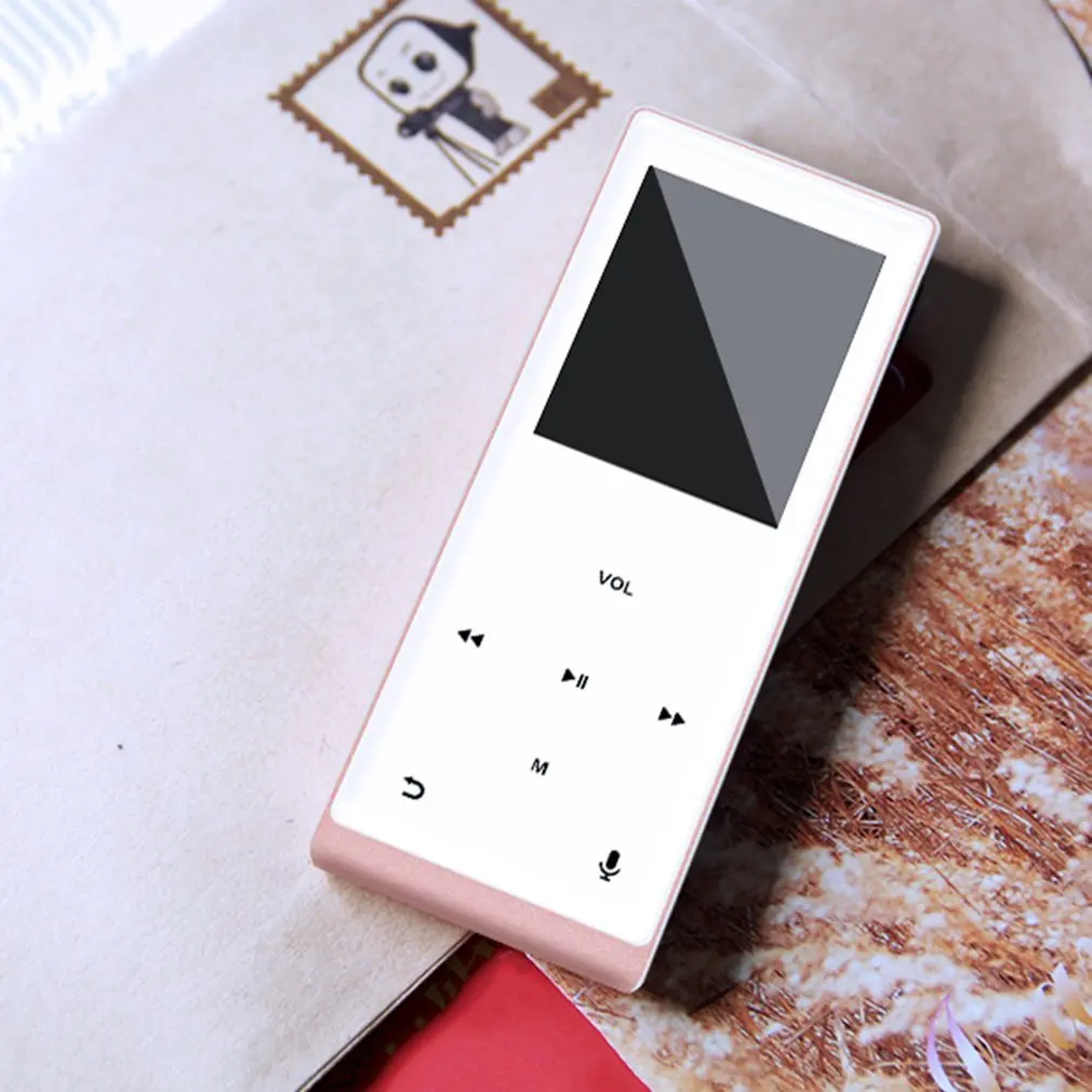 Металлический Bluetooth MP3 HIFI музыкальный плеер Поддержка TF карты голосовой записи счетчик шагов мини Walkman сенсорный экран