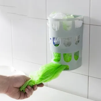 

1PC Kitchen Garbage Bags Organizer Wall-mounted Storage Box Eco-friendly Multi-purpose Garbage Bags Storage Box Plastic Bags