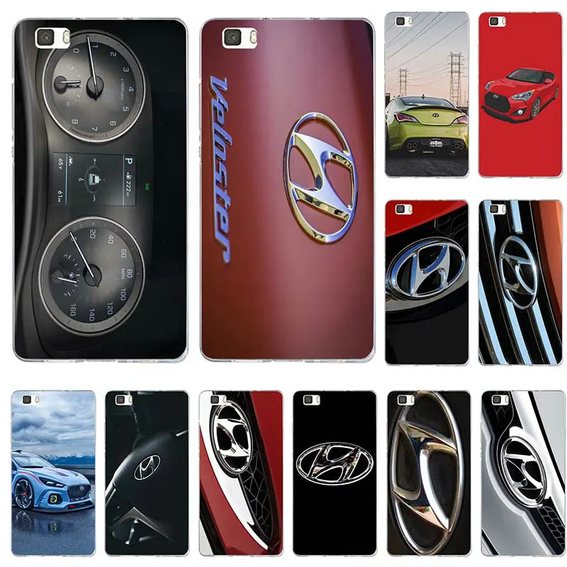 Горячая кожа Hyundais логотип мягкие чехлы для телефона из термополиуретана чехол