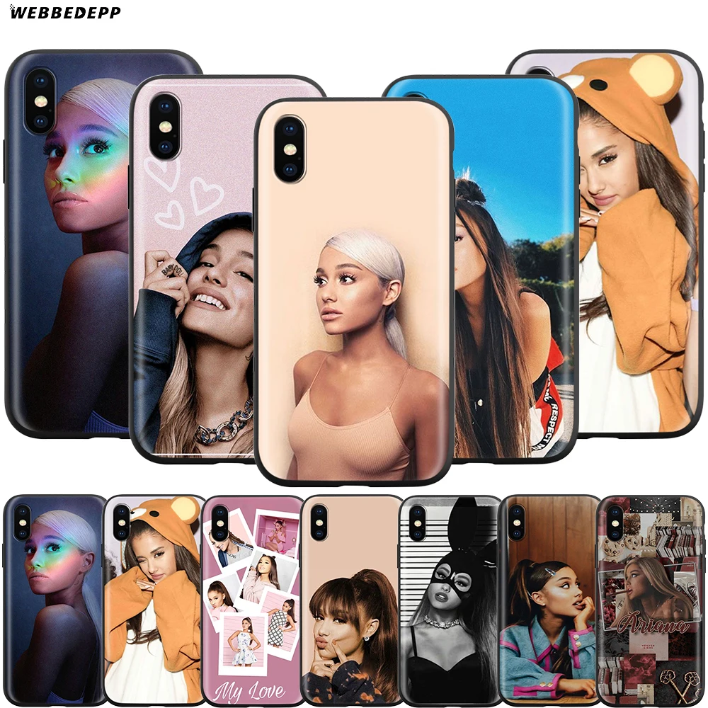 Webbedepp Ариана Гранде Прекрасный чехол для Apple iPhone 12 Mini 11 Pro XS Max XR X 8 7 6 6S Plus 5 5S