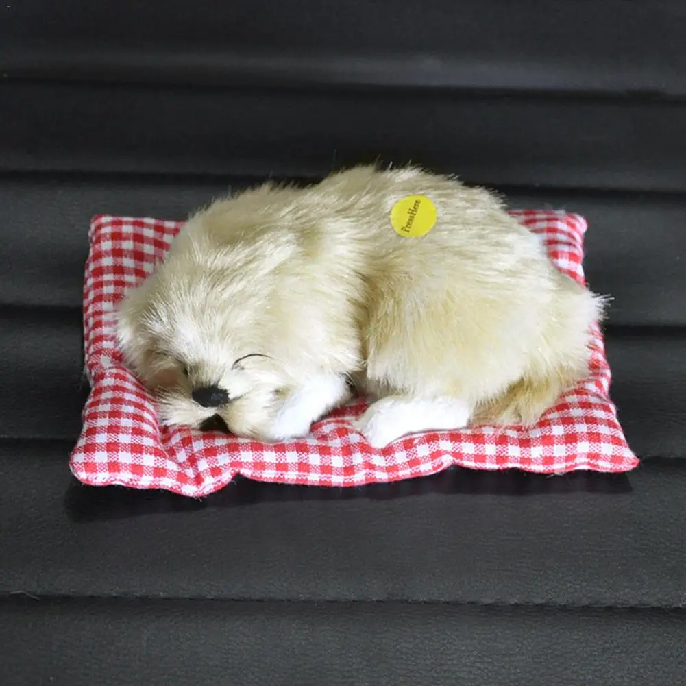 Dongzhur мягкие игрушки прекрасная модель плюшевого животного спящие собаки игрушка со звуком детские игрушки для детей украшения подарок