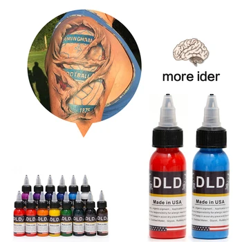 

Top Quality Professional Tattoo Pigment Colors Set Makeup Permanent Tattoo Ink Paint Kit 14 Colors Micro Pigment(30ML)