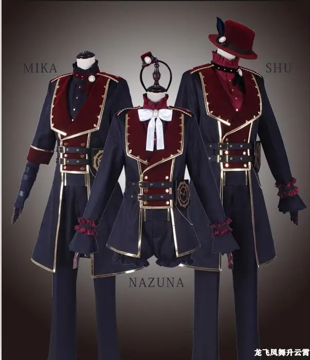 

Hot Anime Ensemble Stars! Itsuki Shuu/MIKA/Sakasaki Natsume Cosplay Costume Valkyrie Theatre Uniform Suit For Unisex Custom-Make