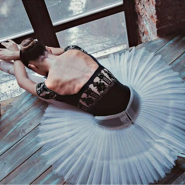 Costume De Danse De Ballet Professionnel Pour Femmes, Jupe Tutu Avec  Sous-vêtements Pour Adultes, Noir, Blanc, Rouge - Ballet - AliExpress