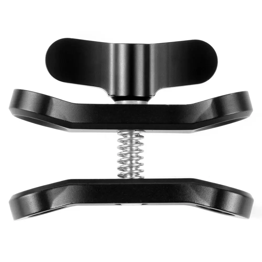 1inch Ball Clamp Long Lengthen Butterfly Clip Arm Dual Holder Mount for