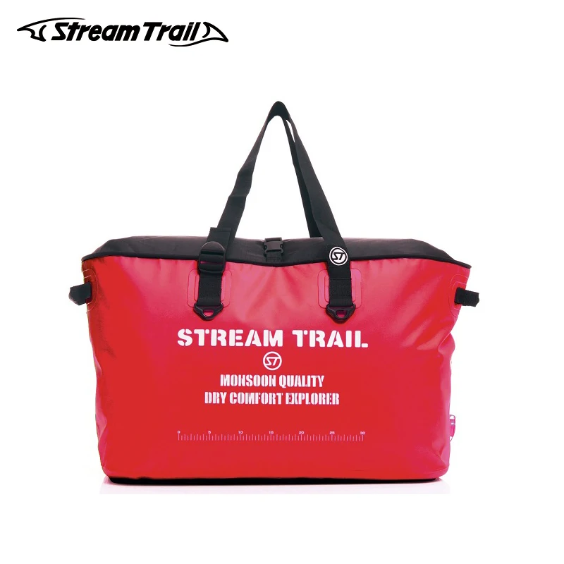 

Stream Trail Waterproof Bag Carryall DX-0 Outdoor 76L Shoulder Bag Hand Bag Huge Capacity Water Resistance Roll-Top Closure