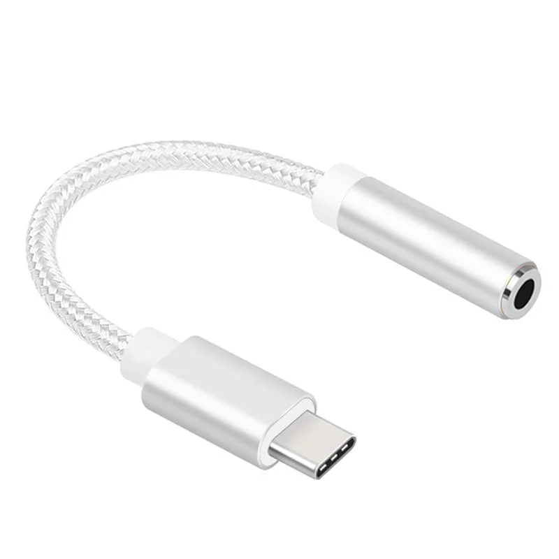 adaptateur ecouteur Кабель-адаптер type-C до 3,5 мм AUX для samsung Note10 Adaptateur наушников аудио сплиттер для huawei mate 30 Pro Adaptador Tipo C - Цвет: adaptateur ecouteur