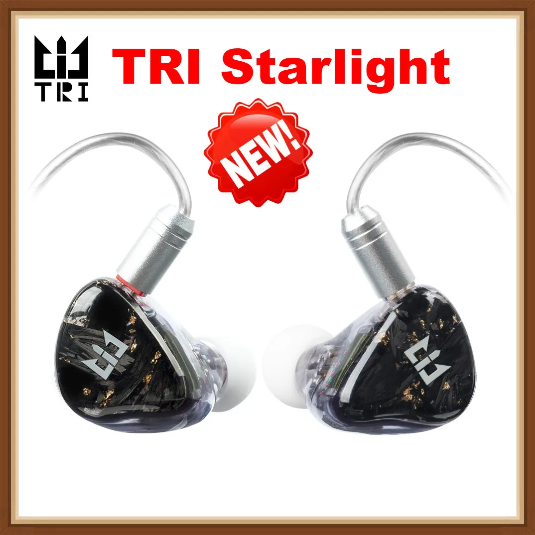 

TRI Starlight 14 Units HIFI Earphone 4 Electrostatic Hybrid Drive Units+2BA+1DD High-end Earbuds Balanced Armature TRI I3 I4