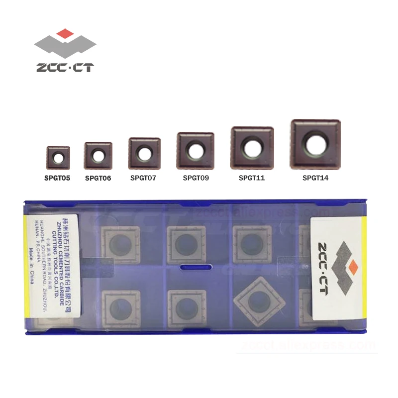 

ZCCCT u drill insert SPGT 05 06 07 09 11 14 PM YBG205 for steel stainless steel and cast iron SPMG