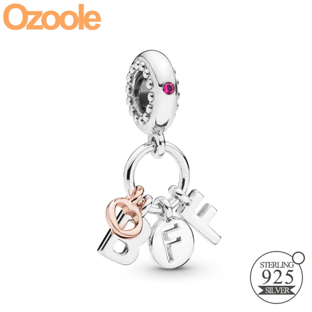 

2019 Autumn Authentic 925 Sterling Silver Best Friends Forever Charm Dangle Fit Original Pandora Bracelets Bangle Women Gift DIY