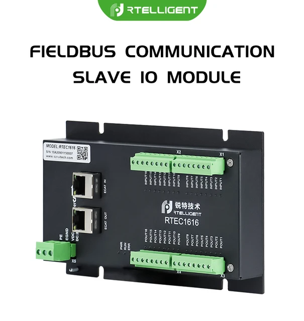 FieldBus Communication Ethercat Slave lO Module 16 NPN Singleended