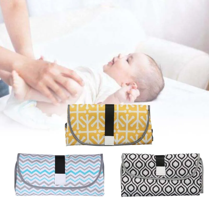 

3-in-1 Multifunctional Portable Infant Baby Foldable Urine Mat Waterproof Nappy Bag Diaper Changing Cover Pad Travel Outdoor