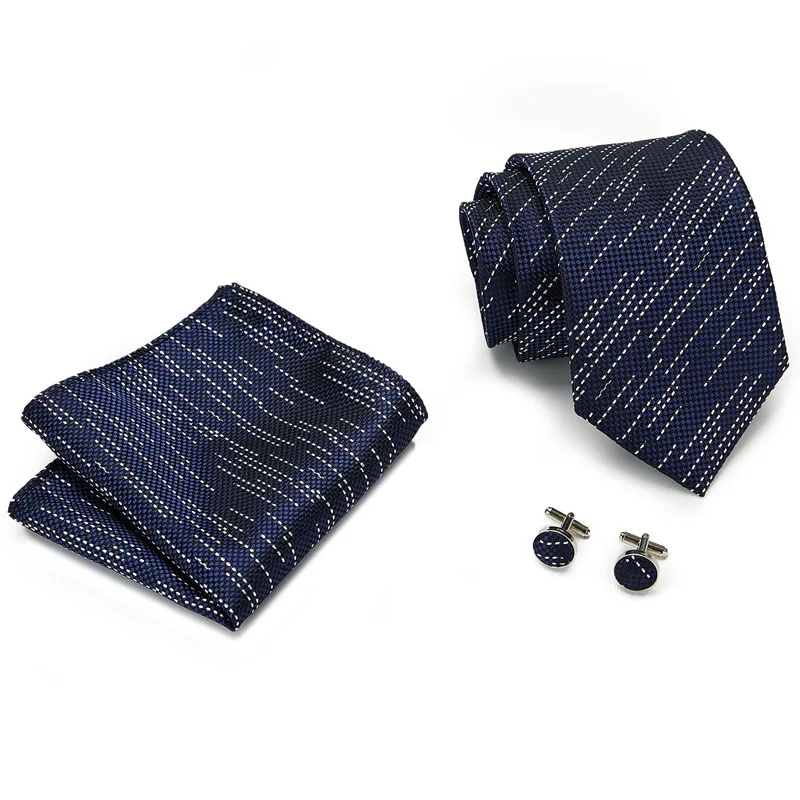 Vangise 42 цвета серый Пейсли шелковые галстуки для мужчин подарки свадебный галстук Gravata платок набор мужчин Бизнес жених - Цвет: S117