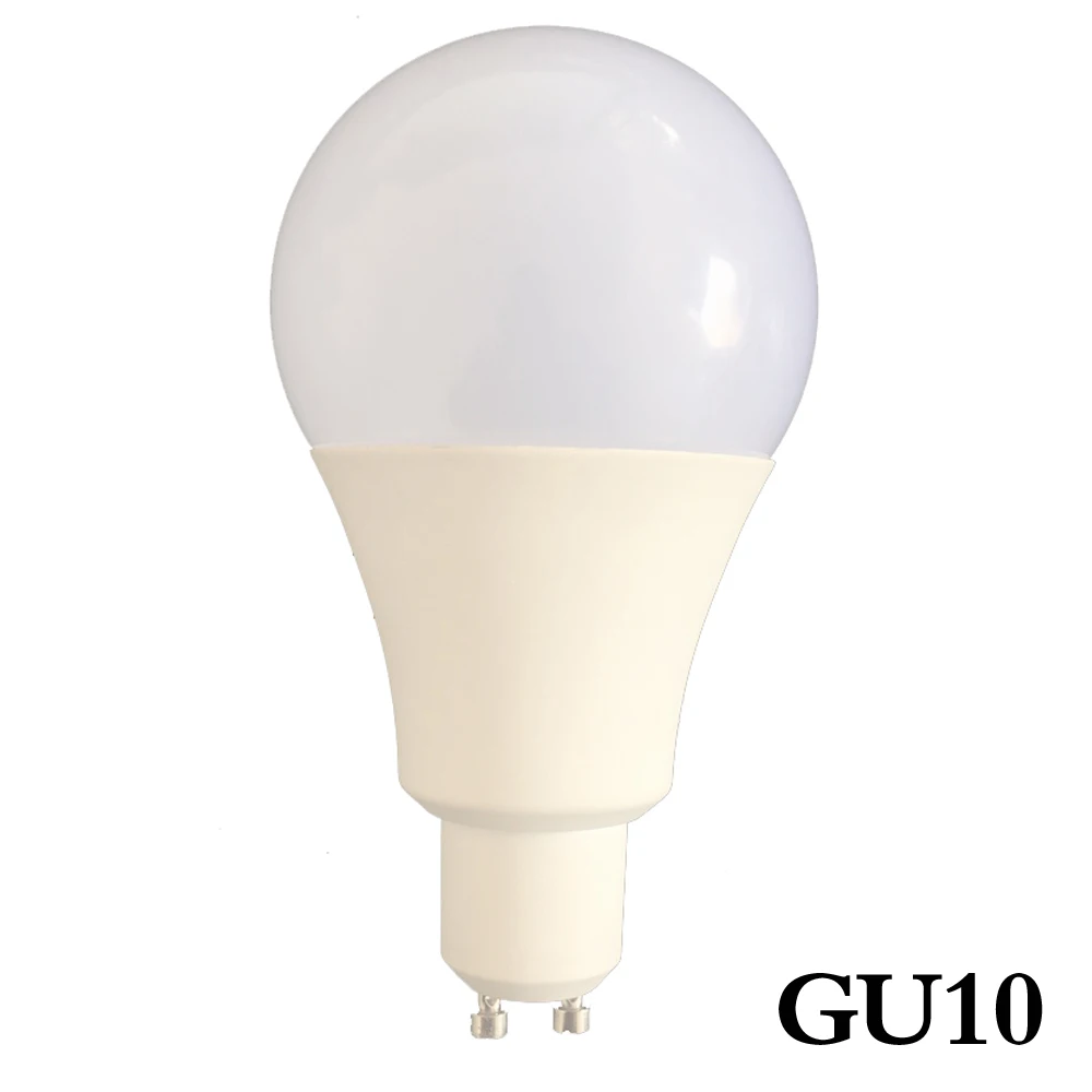 GU10 Смарт-лампочка wifi E27 B22 E14 GU10 лампочка с затемнением 10W smart wifi светильник светодиодный лампы светильник Alexa гул дома белый/теплый белый/RGB красочный шарик светодиодный потолочный светильник - Испускаемый цвет: GU10
