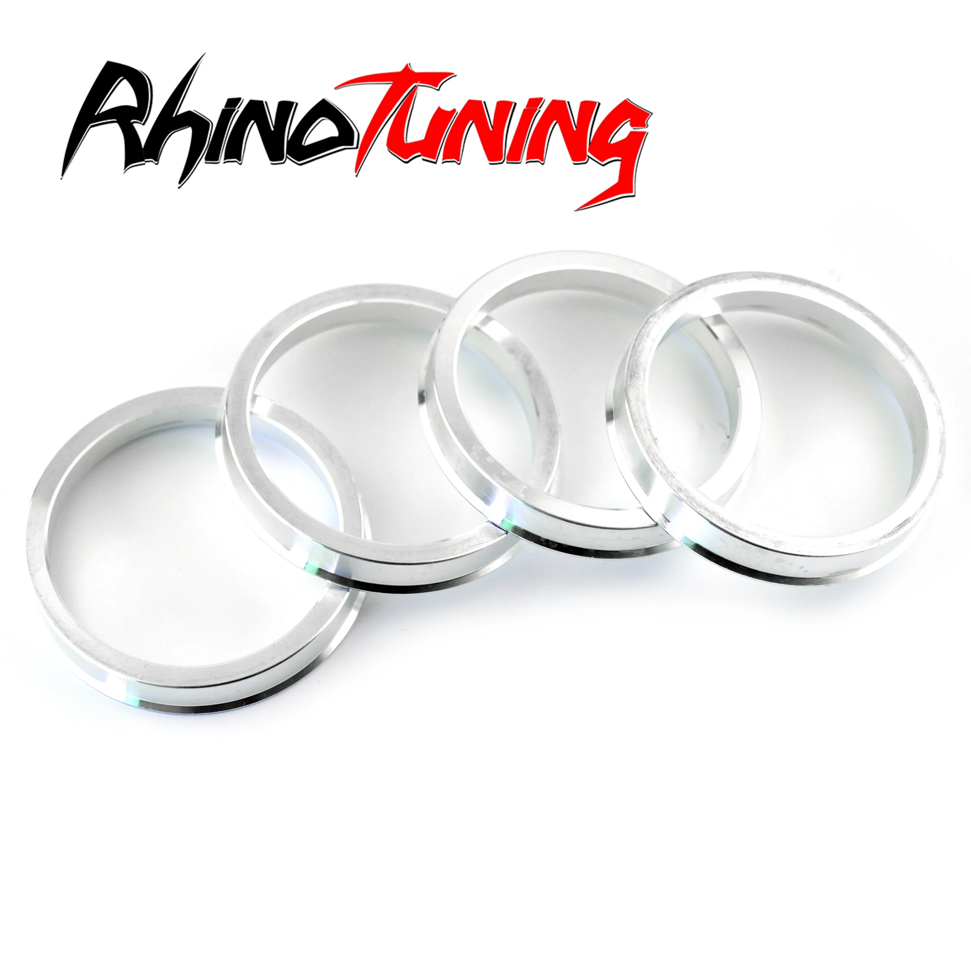 4pcs Aluminum Wheel Cap Hub Centric Hole Rings 66.6mm 57.1mmcar Spaacer