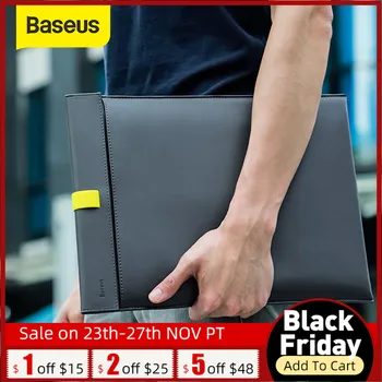 

Baseus Laptop Sleeve Bag for Macbook Air Pro 13.3/16 inch Notebook Laptop Sleeve Bag Case For Dell Lenovo Asus HP PU Handbag