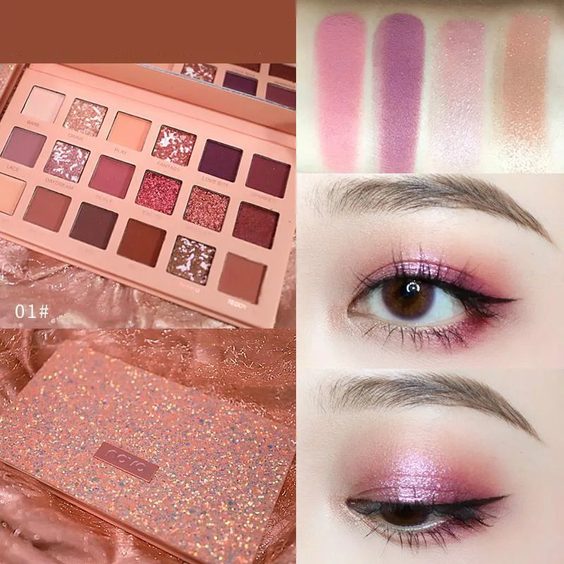 

Makeup Desert Rose Eyeshadow Pan Super Fire Beauty Cinderella Matte Pearl Light 18 Color Eye Shadow