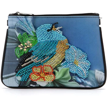 

DIY Diamond Painting Tote Bag Women's Messenger Bag Fashion Cosmetic Bag 5D Shaped Diamond