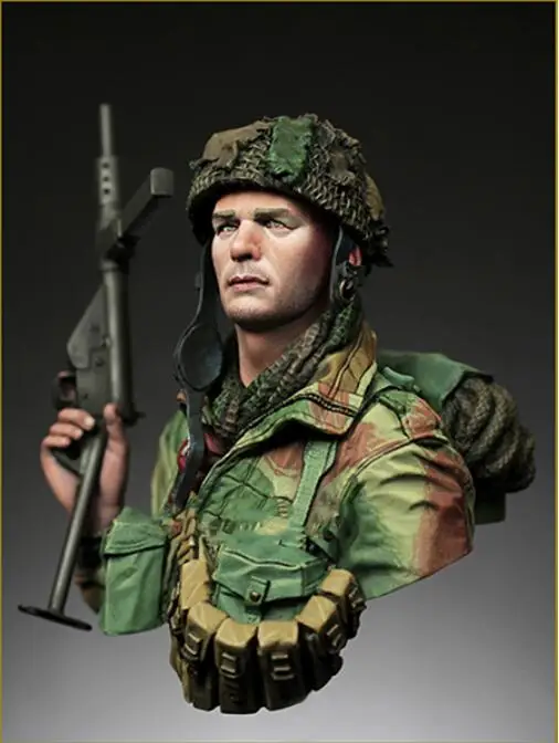LIANGFANG Busto Soldado 1/10 The Chosin Few 1940 - Kit De Resina Sin Pintar Y Sin Montar | Modelo DIY Para Coleccionistas