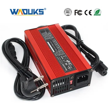 

87.6V 2.5A LiFePO4 Battery Charger For 24S 72V LiFePO4 Battery Pack Red Aluminum shell Ebike Auto-Stop Smart Tools